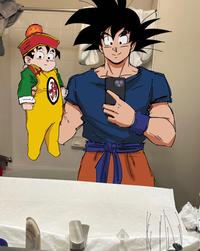 Goku and Gohan