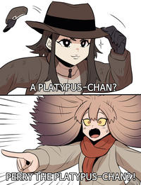 A PLATYPUS-CHAN? PERRY THE PLATYPUS-CHAN?!