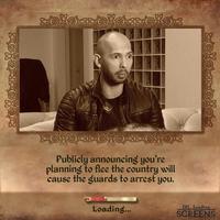 Publicly announcing you're planning to flee the country will cause the guards to arrest you. Loading... IRL Loading SCREENS