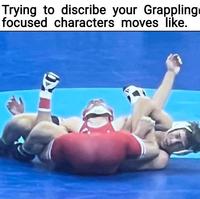 Trying to discribe your Grappling focused characters moves like.