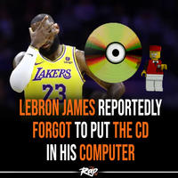 bibigo LAKERS 23 LEBRON JAMES REPORTEDLY FORGOT TO PUT THE CD IN HIS COMPUTER Rap