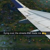 flying over the streets that made me a6