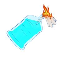 Water Jug Molotov Cocktail