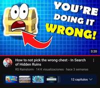 YOU'RE DOING IT WRONG! How to not pick the wrong chest - In Search of Hidden Ruins RS Rainstorm 14 K visualizaciones hace 3 semanas 3:20 YOU'RE DOING IT WRONG! 12 capítulos