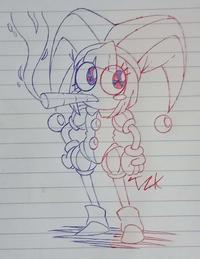 I drew this while watching the new chapter

#Pomni #TheAmazingDigitalCircus