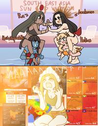 SOUTH EAST ASIA UP VASITION OF SUN Ras Huitzilopochillix M MOVING AAAAAA putang ina. SOUTHEAST ASIA HEAT WAVE NATIONAL HIGH TEMPERATURE RECORDS SET VIETNAM 111.6°F (44.2°C) Tuong Duong May 7, 2023 LAOS 110.3°F (43.5°C) Luang Prabang May 6, 2023 May 7 2022 South and South-east Asia Hit by AccuV Uncharacteristic Heatwaves Data as of past week China (Chongqing) 35.7°C Max te TY Tu 26 We 27 Th 28 Fr 29 <<-1 Day Archangelske Moscow Perm Japan (Minamato) ☀ Teheran Beijing 30.2°C Kabul Bangladesh ☀ (Dhaka) >40°C India (Prayagraj) 44.6°C Myanmar (Kalewa) 44°C Source: Open data Laos (Luang Prabang) 42.7°C Vietnam (Son La) 38°C Thailand (Tak) *** 45.4°C SPUTNIK Mumbai weatheronline.co.uk SEL Bru Auzakreso Helios YANGKOK, KUALA LUMPUR Feels like: 43° BRUNEI Feels like: 44 0 METRO MANILA Feels like: 47° SINGAPORE * Feels like: 40° NAY PYI TAW Feels like: 39° VIENTIANE Feels like: 41° PHNOM PENH Feels like: 43° Feels like: 44