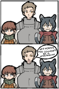 MY HORNY ASS COULDN'T BE A VETERINARIAN