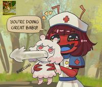 YOU'RE DOING GREAT BABY! BWEEGHH