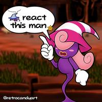 react this man @retrocandyart