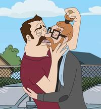 Leaked still from Mr Birchum Episode