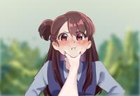 Akko cheek grab