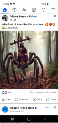 12:23 Adame Jonea • Follow 4d Why don't pictures like this ever trend See more prime video 25K Like Comment ✓ 550 comments • 131 shares Amazon Prime Video Sponsored ||| Send Share ... ✓