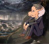 Mr. Boss as Sitting Wolf