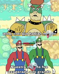 wow, creí que habían mwerto SuperCuriBros MARIO:LUIĞI BROTHERSHIP Nuestra multe fue exagerada a lo grande