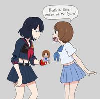 that's a little version of me ryuko!