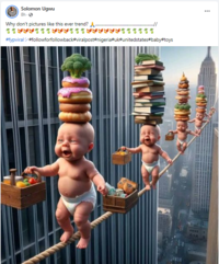 Solomon Ugwu 8h. → Why don't pictures like this ever trend? ......// ཟུ ཟུ པཔཔརཱུ རཱུ རཱུ པཔཡཧཱུ རུ རུ པཔཔཔཔཔརྟུ རཱུ ཟྭ ཟྭ ཟྭ ཟྭ #fypviral #followforfollowback #viralpost#nigeria #uk#unitedstates#baby#toys