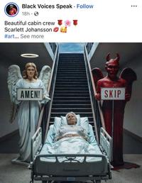 Black Voices Speak. Follow 18h - Beautiful cabin crew Scarlett Johansson. #art... See more AMEN! SKIP Sdomolori ARINT