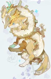 Like how this Wolf Link is made to be more like the Hero of the Wild.