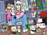 RAVEN 24 M LADIEZ 3 Weezer ALY:20 TEAM PIZZA