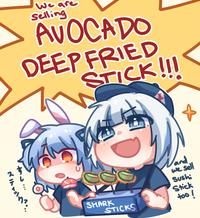 We are Selling AVOCADO DEEP FRIED STICK!!! + SHARK STICKS and we sell Sushi Stick too!