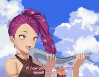 * I'll now proceed to pleasure myself with this fish.