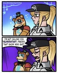 CHLOESIMAGINATION★ URITY # x x I'M NOT CALLING YOU "SUPERSTAR", FREDDY, THAT SHOW WAS S---! URITY Λ