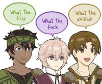 What the flip What the f--- What the skibidi M