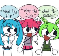 What the "What the "What the flip" f---" Skibidi"