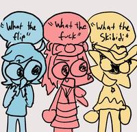 • What the "What the "What the flip" f---" Skibidi " это