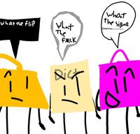 What the Flip / What the Fuck / What the Skibidi art