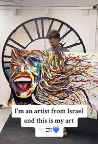 I'm an artist from Israel and this is my art Aev