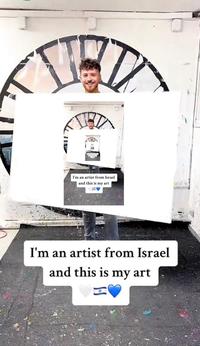 T I'm an artist from Israel and this is my art I'm an artist from Israel and this is my art