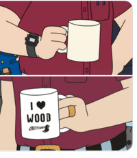 Mr. Birchum ,he likes lumberjacks with their big wood