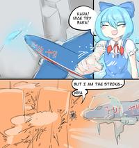 HAHA! NICE TRY BAKA! アメリカヤマ!! BUT I AM THE STRONG- WHA шу Tx