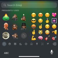 ABC L Q Search Emoji FREQUENTLY USED DE &$!#% 〒♪ &% ☑ 1