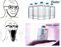 Water Water, Japan K 天然水 300m CLEAN