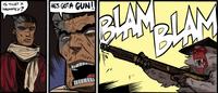 IS THAT A MONKEY? HES GOTA GUN!! PLANLAM