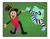 Remember that cartoon about the girl and her ghost friend? [art by Scott Forester]