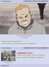 Wait a Minute, I'm White meme about not being enraged by divisive modern video games