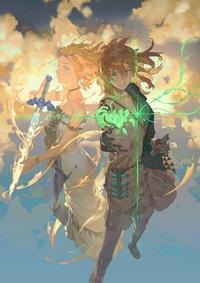Link and Zelda (@tefco_01)