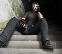 Cunty Leon Kennedy Sitting on Stairs
