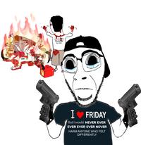Tuesd GASOLINE I paused my Thursday for this 0 0 0 0 0 0 I ♥FRIDAY But I would NEVER EVER EVER EVER EVER NEVER HARM ANYONE WHO FELT DIFFERENTLY U