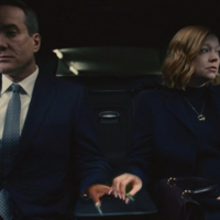 Tom Wambsgans holding Shiv Roy's finger