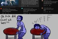 Chief not knowing Al can smell their Spartans implies that Cortana had been discreetly wafting in his supersoldier musk and keeping it a secret from him since the beginning 2.9K @TheStuntastik • 2y ago Chief specifically told her not to get any funny ideas and it turns out she had exclusively funny ideas 221 P @pwnranger3496 • 2y ago If you think about it, that's the first time Chief's had his armor off since the beginning of Halo 2. Probably stinks 3K Oh f--- did Chief sit here??? @andrewowens4421 • 2y ago Why do you think Cortana fell in love with him. Master Chief got them pheromones. 653 @soylent_4769 • 2y ago "oh f--- did chief sit here??" SNIFF 170 = SNIFFF 30