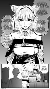 HOW AMUSING, LAY IN FRONT OF ME LIES THOUSANDS OF DECISIONS TO BE MADE, AND YET THEY ARE ALL BUT FALSE ILLUSION OF CHOICES, DESIGNED TO GIVE 14 ME THE FEELING OF CONTROL, WHILE MY ULTIMATE FATE HAS ALREADY BEEN DECIDED CENTURIES AHEAD OF TIME.... AT THE END OF THE DAY, AMONG THE ENDLESS WEBS OF LIES AND DECEPTION, THE FINAL TRUTH WILL ONLY REVEAL ITSELF TO THOSE WHO ARE ENLIGHTEN. ENOUG TO SEEK IT OUT. HOWEVER, IN THIS MOMENT IN TIME, IN ORDER TO CONTROL MY OWN DESTINY, I WILL BE FORCED TO MAKE A CHOICE ALL THE SAME, A FINAL FOOLISH EFFORT TO PUSH BACK AGAINST THE INEVITABLE TIDES OF HISTORY. NOW, ARE YOU MENTALLY PREPARED TO LISTEN TO MY FINAL DECISION? @ Nhim Art 70 MA'AM, THIS IS A WENDY'S.