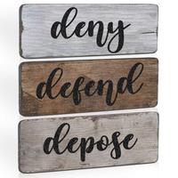 deny defend depose