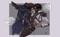 Toxic Yaoi fan art of the Jayvik Arcane ship