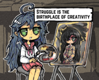 STRUGGLE IS THE BIRTHPLACE OF CREATIVITY