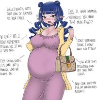 WELL? WHAT'S WITH THAT LOOK OF SURPRISE ON YOUR FACE? THIS IS WHAT HAPPENS OBVIOUSLY. YOU KNOW THAT MUCH, RIGHT? W-WHAT? NO, I DON'T REMEMBER TELLING YOU IT WAS A SAFE DAY-- STOP SAYING SORRY. IT'S DONE. WE'LL MANAGE LIKE WE ALWAYS DO. D O DON'T REMEMBER SAYING I DIDN'T WANT KIDS EITHER! UGH. WIPE THAT DISGUSTING GRIN OFF YOUR FACE. GROSS. •NOW COME HELP ME PICK OUT BABY CLOTHES ALREADY!