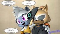 EGGMAN, MEET MY NEW ROOMMATE! I AM HER WIFE. BUT WE ARE ALSO ROOMMATES.. System509